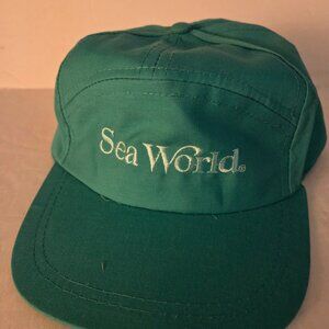 Vintage Adjustable Sea World Baseball Cap by Sport Cap